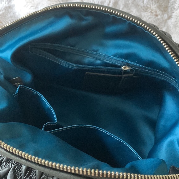 Coach Quilted Chevron Sophia Madison Nylon Satchel - Picture 8 of 15